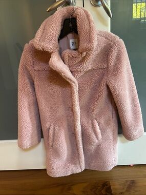 GAP girls fleece Peacoat size M